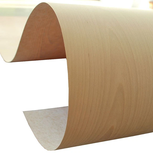 Impiallacciatura faggio 28 fogli 70 cm x 11 cm mobili legno pregiato design