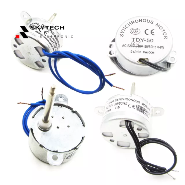 TYC-40 12V AC SYNCHRONOUS MOTOR 5RPM for Optical flower Decoration Good