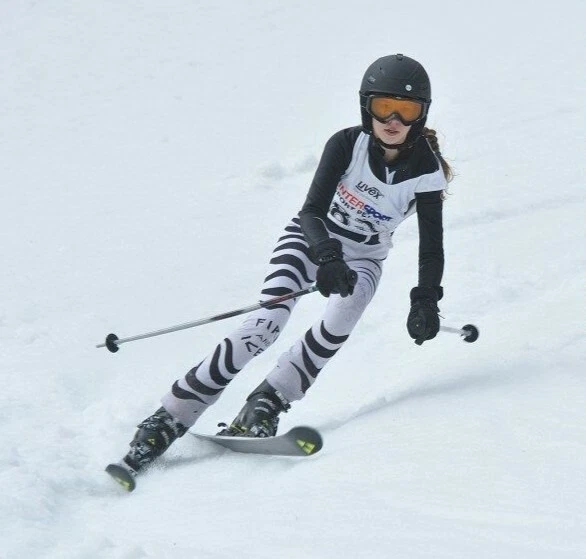 Ski-Rennanzug Bogner Fire & Ice DSV Zebra Gr. 38/M Unterschrift Felix Neureuther