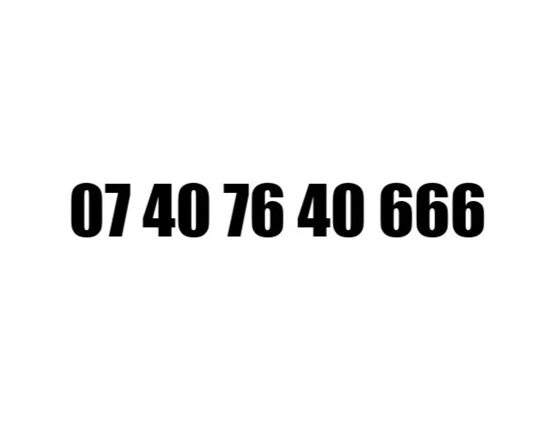 Gold Vip Business Easy Memorable Mobile Phone Number Platinum Sim 40 76 40 666