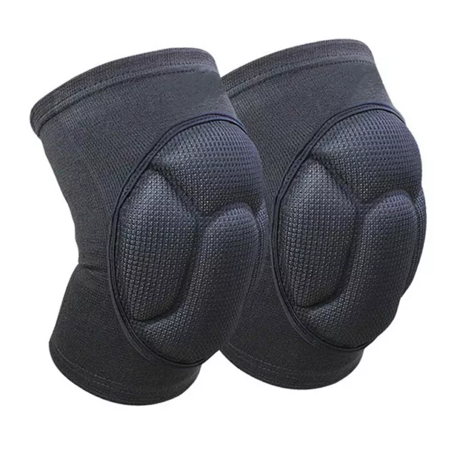 Hot Pair Protective Knee Pads Thick Sponge Anti-Slip Football Volleyball Extreme