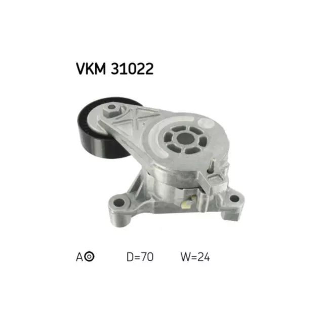 SKF Tendeur de Courroie VKM 31022 pour Audi A3 ; Skoda Oct Superb; VW