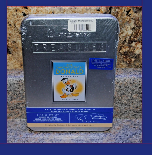 Walt Disney Treasures: The Chronological Donald: Vol 1   1934-1941   NEW, Sealed