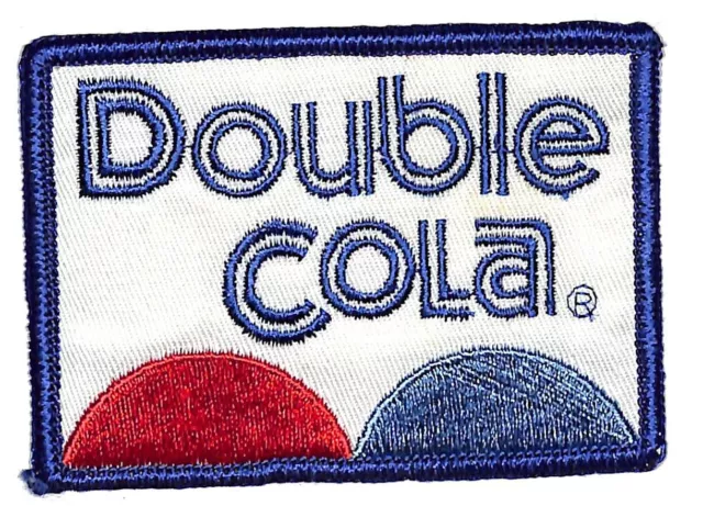Double Cola Embroidered Soda Patch c1970's VGC