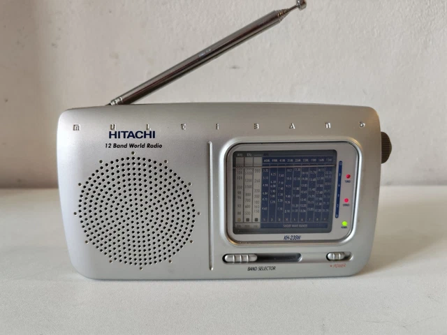 HITACHI PORTABLE TRIMODE Portable Combination TV Radio Tape £78.70