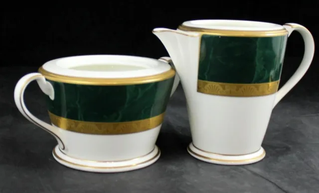 Noritake Fitzgerald Grupppo Di Creamer E Zucchero Ciotola Con No Coperchio 4712