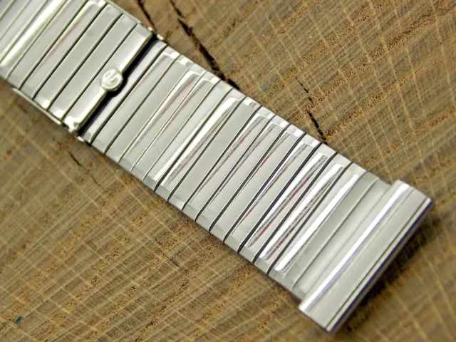 Gemex Unused Vintage Watch Band Deployment 19mm Straight Stainless Steel NOS