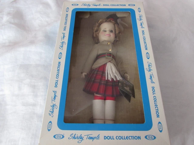 VTG vinyl 12" SHIRLEY TEMPLE DOLL Ideal NRFB Wee Willie Winkie 1098-112322