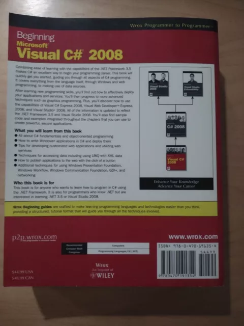 Beginning Microsoft Visual C# 2008 by Christian Nagel, Morgan Skinner, Karli... 2