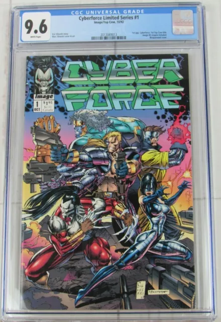 Cyberforce Limited Series #1 CGC 9.6 Image/Top Cow 1992 Comic Book 2013069013