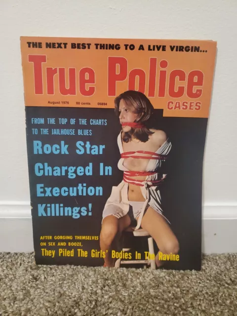 True Police Cases Magazine Detective 1976 True Crime