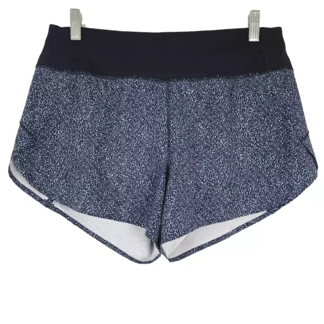 Athleta Run With It Shorts Multicolored Print Polyester Spandex Women's Small