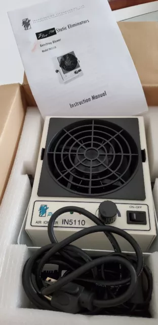Industrial Ionizing Benchtop Blower Model: IN5110 Ion Systems Inc