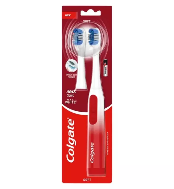 Colgate Max White 360 Electric Toothbrush With Batteries