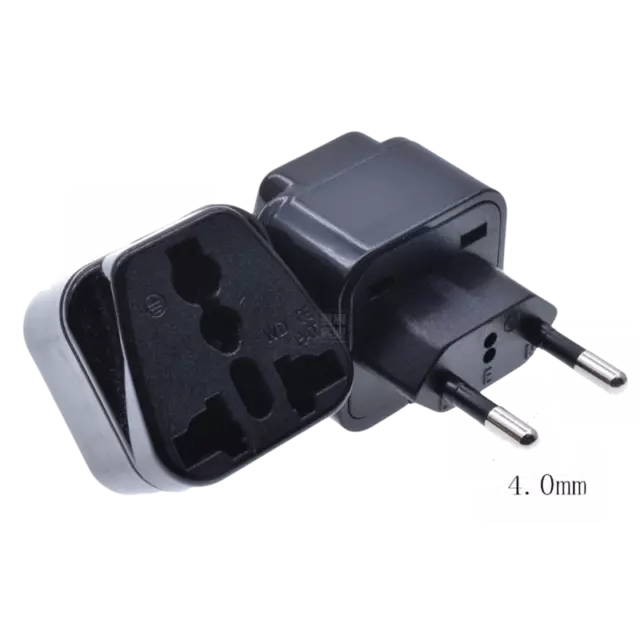 Adapter Converter Brazil Plug to 2 Splitter UK/US/EU/AU 2/3 Pin Socket Universal 3