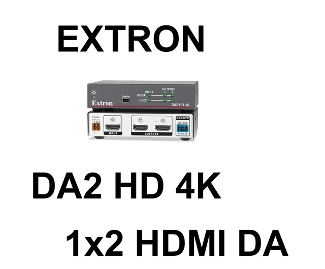 EXTRON DVI DA2 DVI Distribution Amplifier inc Power Supply 60 886