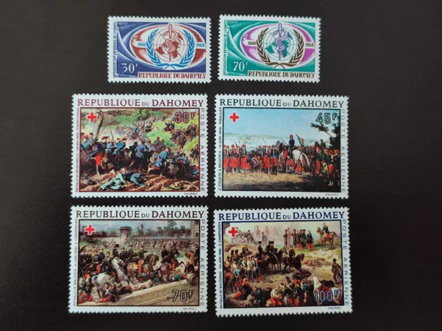 ZD24/ Dahomey ( Benin ) - 1968 - Yv 275 276 + PA 81 / 84 - MNH