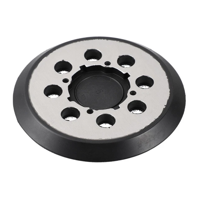 Platorello Di Supporto Da 125 Mm E 5 Pollici Compatibile Con Mirka Ceros/ Deros, 44 Fori, Attacco Filettato 5/16, Platorello Di Supporto Con Gancio E Anello, Accessori Per Utensili Elettrici, Di DEBUNS