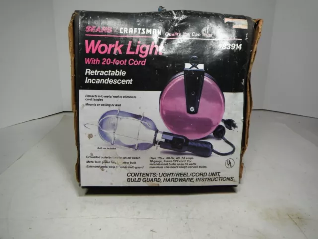Craftsman 1500 Lumen LED Portable Corded Work Light CMXELAYMPL1030