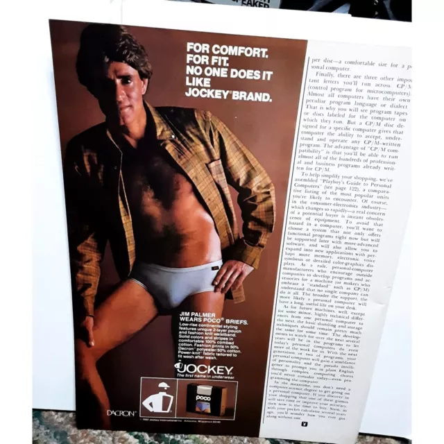 Jockey Underwear Ad Magazine Photo clipping 8x10 1page Z1494 at 's  Entertainment Collectibles Store