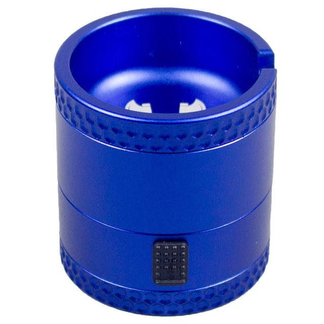 2.5'' 4 Parts Viking Axe Toothless Mortar Plus Pestle Grinder Blue Color