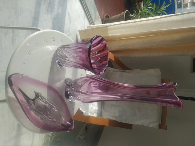 Vases en cristal Val Saint Lambert