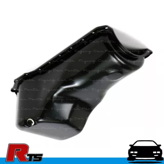 RTS Oil Pan Sump Steel SB For Ford Falcon 302 351 Cleveland Black