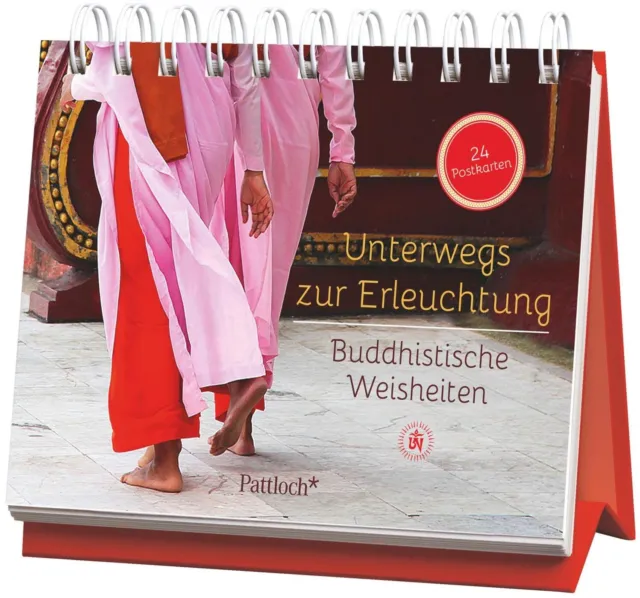 Unterwegs zur Erleuchtung Postkartenbuch Weisheiten Pattloch