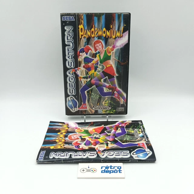 !!BOITE + NOTICE PAS DE JEU!! Pandemonium / SEGA Saturn / PAL / EUR
