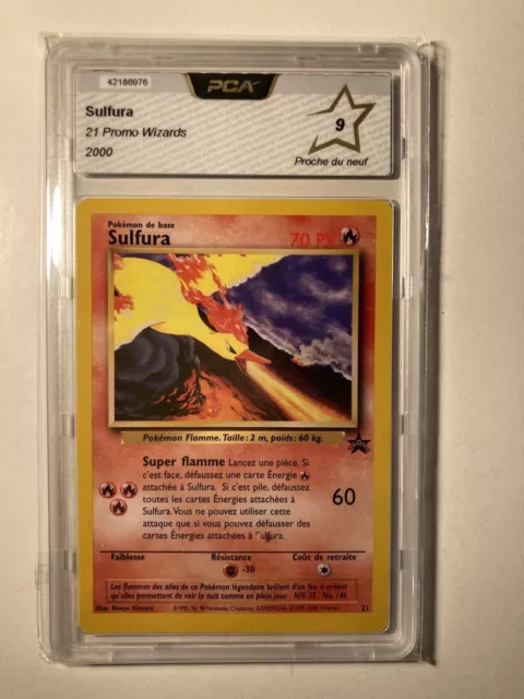 💫 Carte Pokémon SULFURA  Wizards Promo n° 21 FR PCA 9