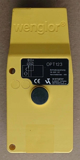 Wenglor OPT123 PNP NO 550mm /#Z I1MG 3376