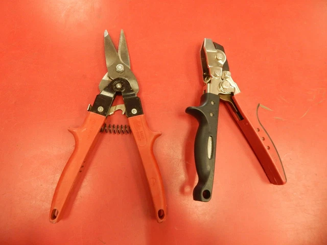 Malco Tools N1R RedLine 13/16" Hand Notcher and Malco M2006 Max 2000 Snips