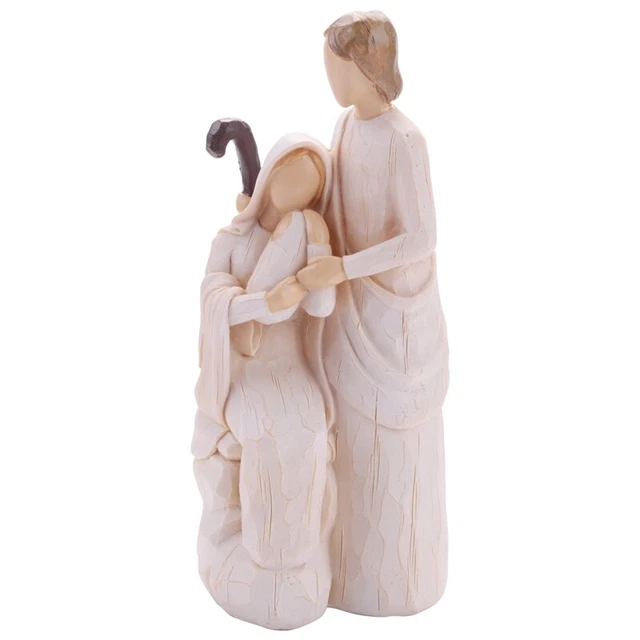 Statue Sacra Famiglia Gesù Maria Religioni Cattoliche Figura Abitazione 4739
