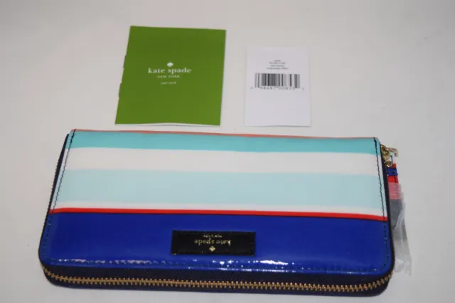 Kate Spade Stripe Neda Daycation Clutch  Wallet, Tropical Stripe