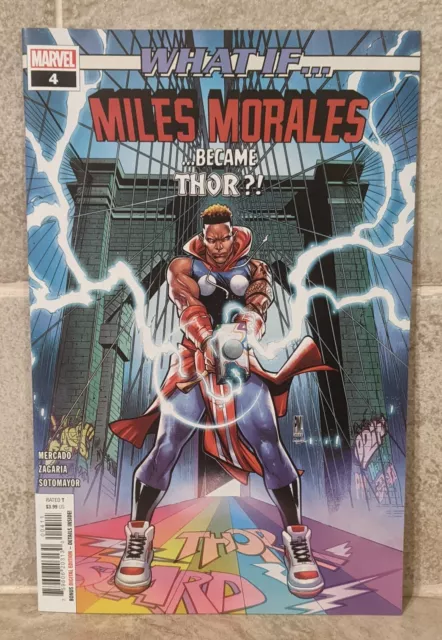 What If Miles Morales... Became Thor?! 4(A) Comic June 2022 Marvel Paco Medina