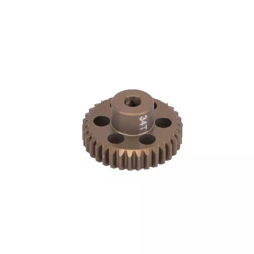 CR4834 34T 48DP Pitch Pinion Gear With Grub Screw 7075 Core RC