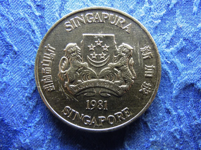 Singapore 10 Dollars 1981, Km20 Unc