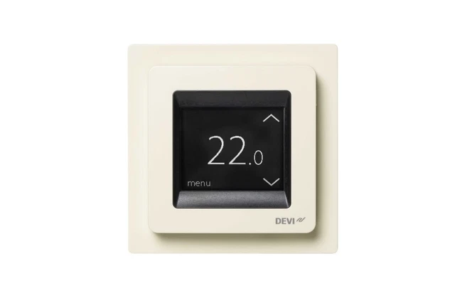 Termostato orologio Devi DEVIreg Touch ws IP21 bianco polare termostato orologio 140F1078