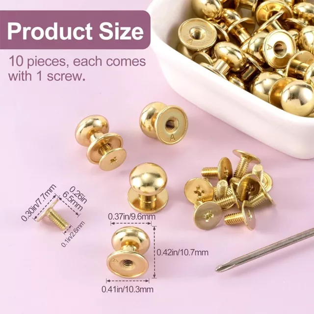 10 confezioni di manopole per cassetto in oro Petite Dresser tira manopole da cu