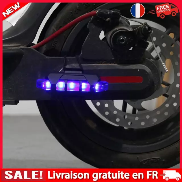 2x Electric Scooter Warning Light LED Safety Lamp for M365 Pro (Blue)