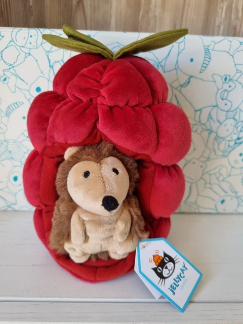Small Raspberry Jellycat JELLYCAT BRAMBLING HEDGEHOG in Raspberry New With Tags! Cutest! Retired ...