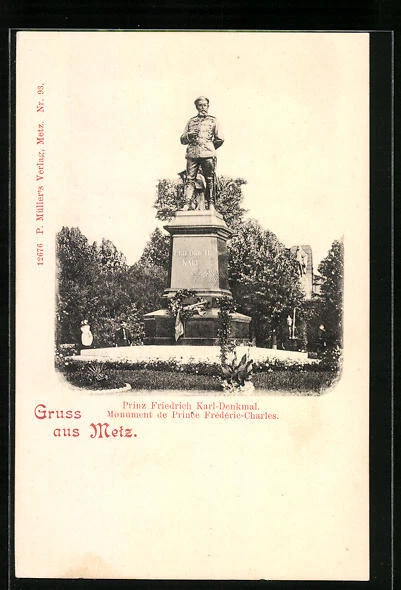 CPA Metz, Prince Friedrich Karl Monument
