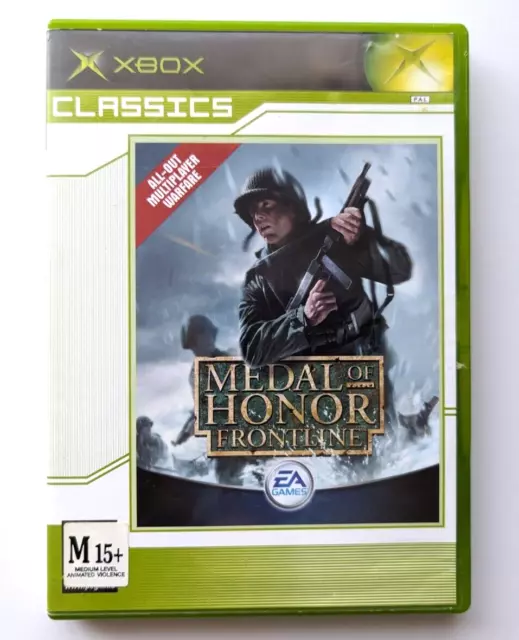 🇦🇺 Medal of Honor Frontline Xbox Original PAL  *Complete* With Manual VGC