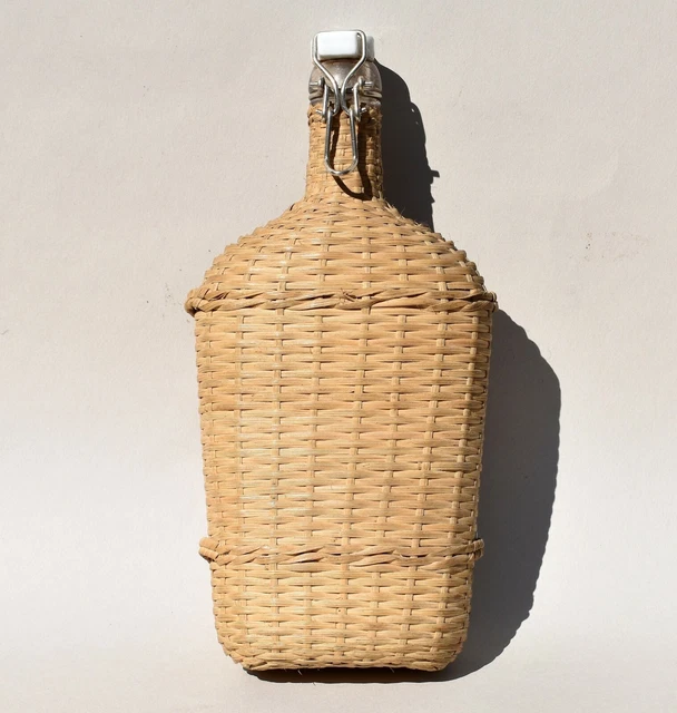 Bouteille De Pèlerinage De Compostelle En Verre De 1830 | Reliquaire Saint François Régis | Objet Vintage De Collection
