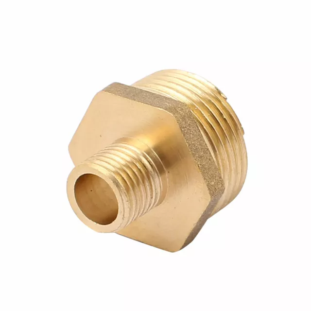 3/4BSP pour 1/4BSP mâle Filetage Tube laiton Raccord Mamelon Adaptateur rapide