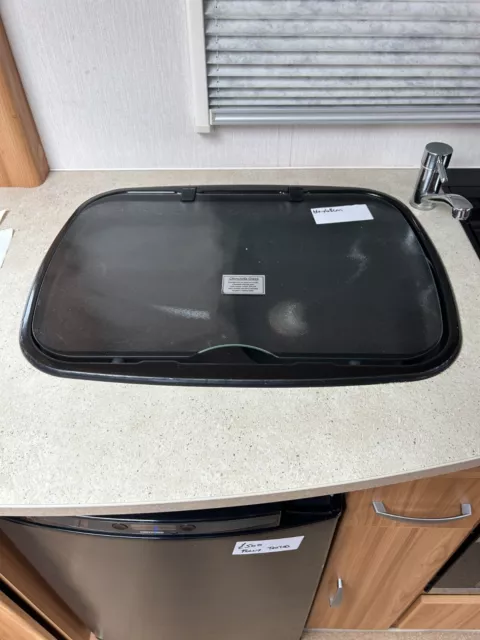 Caravan/Motorhome/Boat Spinflo   Kitchen Sink And Glass Cover