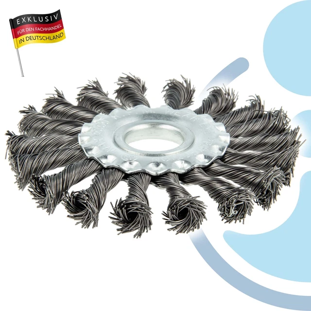Cepillo de disco Ø 115 mm para aparatos con grabación Ø 22,5 mm - máx. 12.500 rpm MA