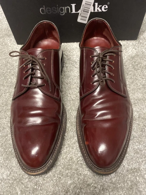 LOAKE DESIGN OXBLOOD Ghost Spectre Derby shoes Size 9G Burgundy Gd Cnd 59.99 PicClick UK