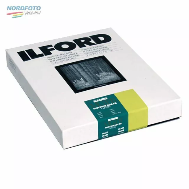 ILFORD Multigrade FB Classic Matt 5K Schwarzweiß-Fotopapier 13x18 100 Blatt