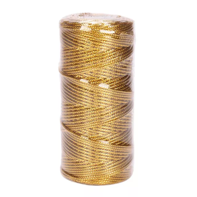 Jewelry Making Gold Silver Cords Metallic Twine Gift Wrapping Line Thread Cord